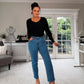 CHARCOAL GREY LONG SLEEVE BODYSUIT