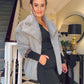 GREY FUR COAT