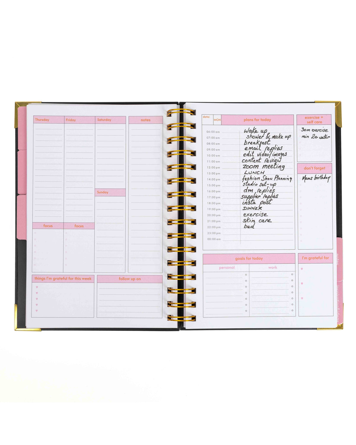 SENSS by Gails Rails DAILY PLANNER