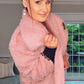 PINK FUR COAT