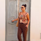 SENSS LIGHT WEIGHT SUMMER TROUSERS (BROWN)