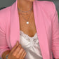 BABY PINK RELAXED FIT BLAZER