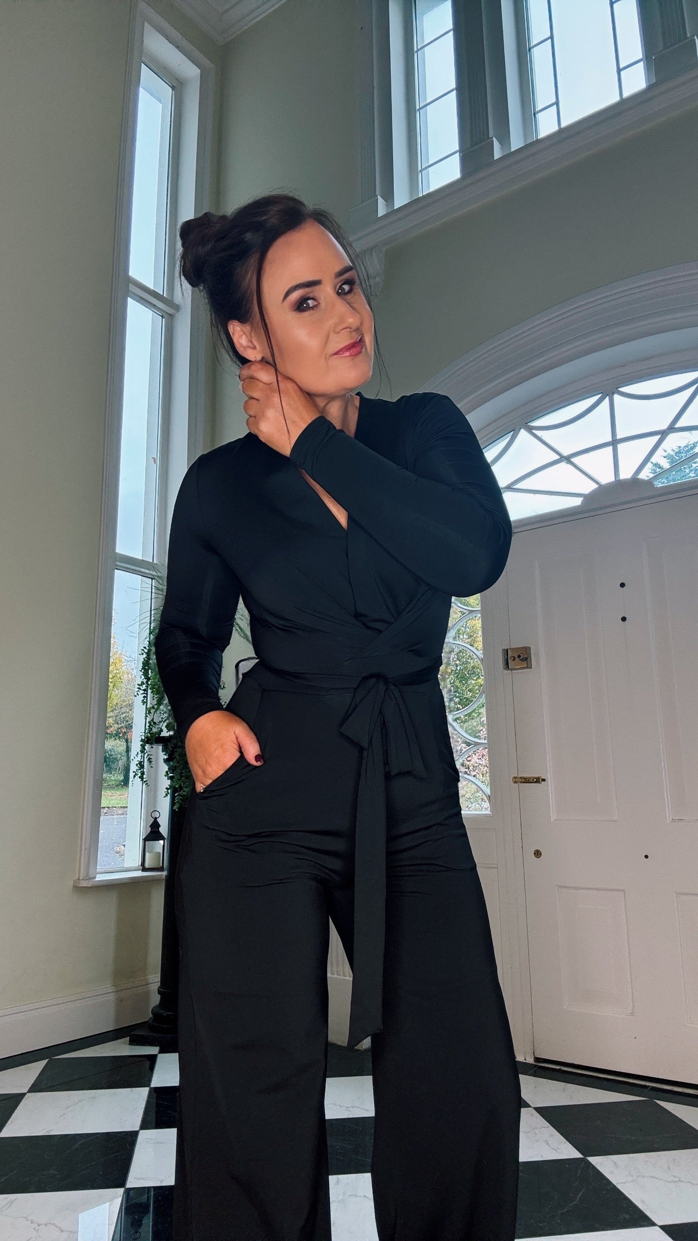 BLACK JUMPSUIT