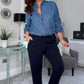 SENSS STRETCH DENIM BOMBER