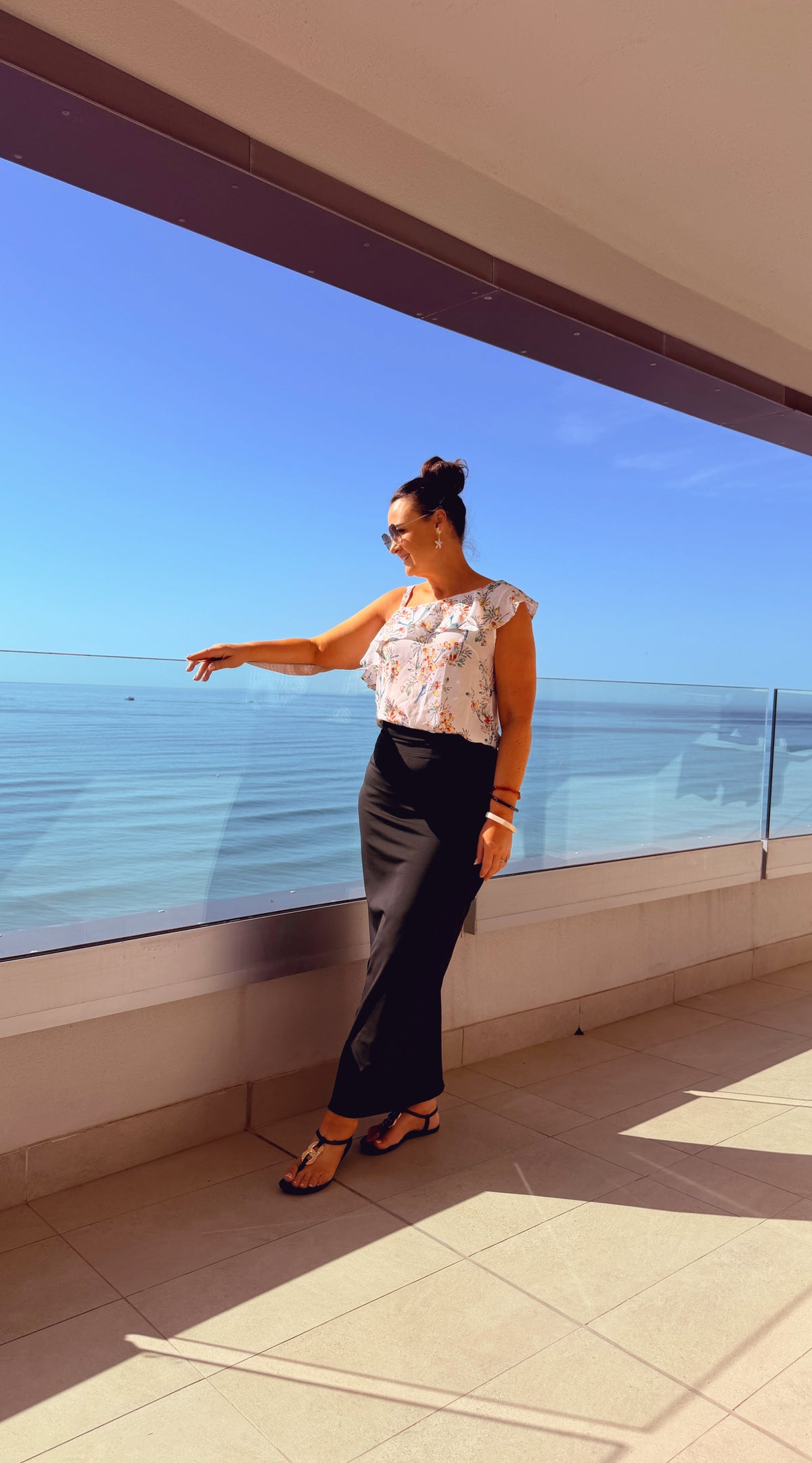 SENSS BLACK MAXI SKIRT