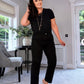 THE SENSS MOM JEANS - BLACK