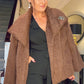 BROWN FUR COAT