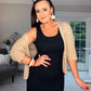 GOLD CROCHET CARDIGAN
