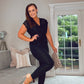 CREAM BLUSH HEEL WITH ANKLE STRAP