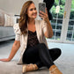 CREAM BLUSH HEEL WITH ANKLE STRAP