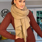 BISCUIT CHUNKY KNIT SCARF