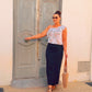 SENSS BLACK MAXI SKIRT