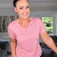 SENSS PINK QUALITY BAMBOO T-SHIRT