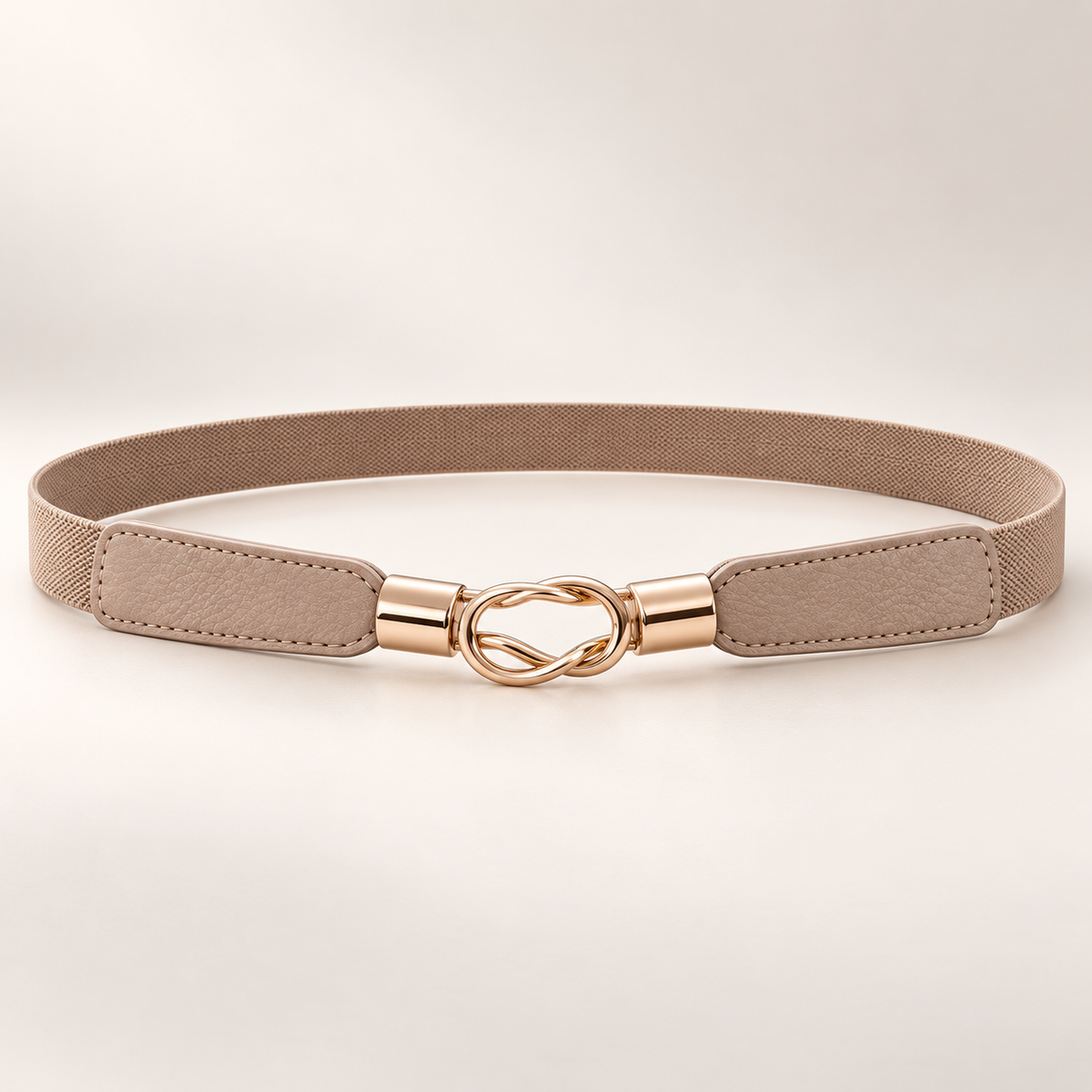 STRETCH BELT with gold clasp
