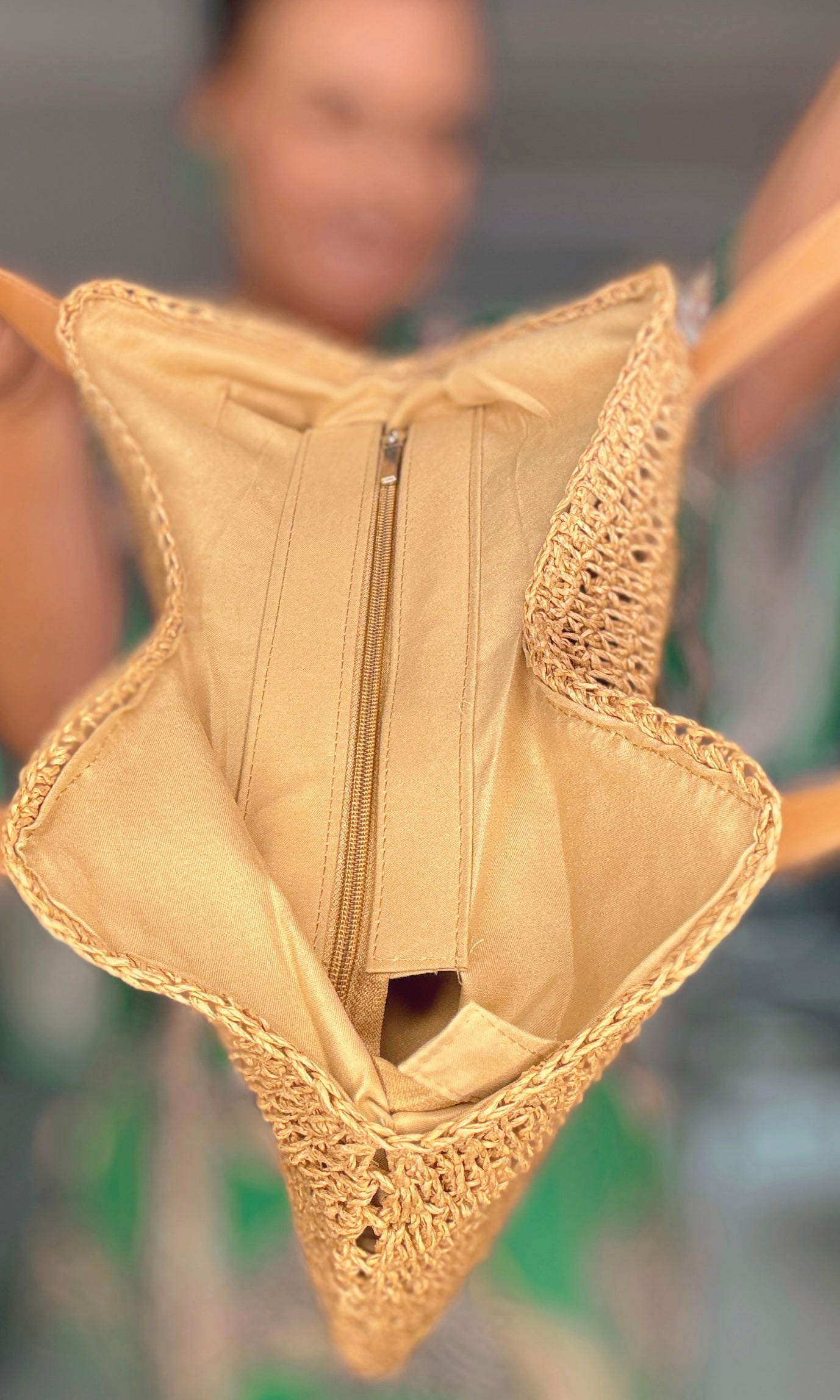 STRAW SUMMER BEACH SHOULDER BAG