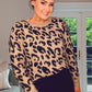 LEOPARD PRINT KILKY JUMPER