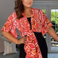 VAN DER ROCK TIE TOP COVER UP BOLERO BLOUSE