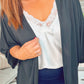 BLACK BATWING RELAXED CARDIGAN