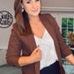 BROWN BLAZER