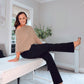 SENSS BLACK Sculpting Straight Leg Jeans