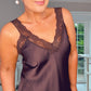 BROWN ESTEE LACE CAMI
