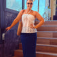 SENSS NAVY MAXI SKIRT