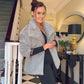GREY FUR COAT
