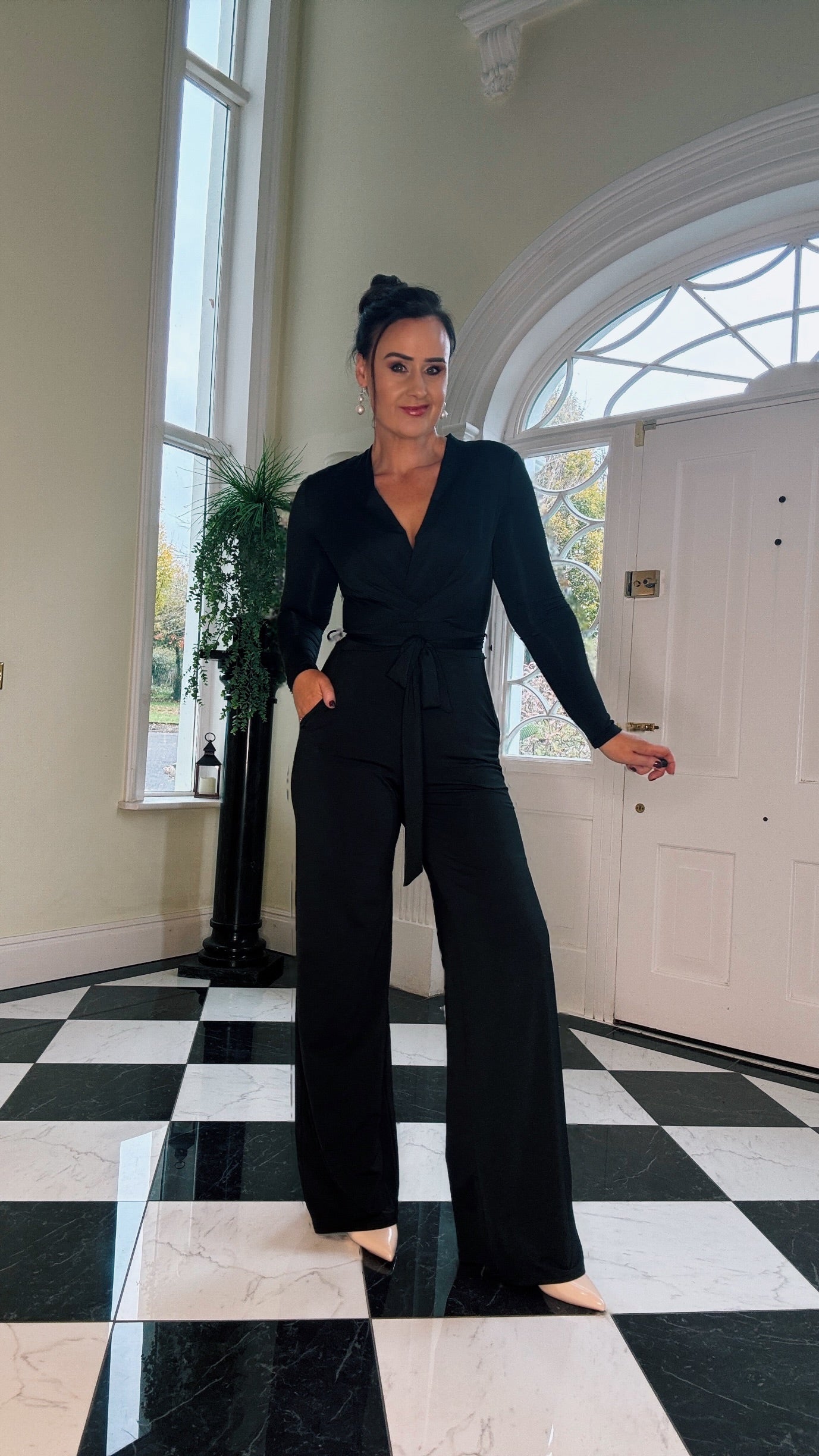 BLACK JUMPSUIT