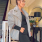 GREY FUR COAT