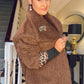 BROWN FUR COAT
