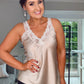 CHAMPAGNE ESTEE LACE CAMI