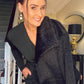 BLACK FUR COAT