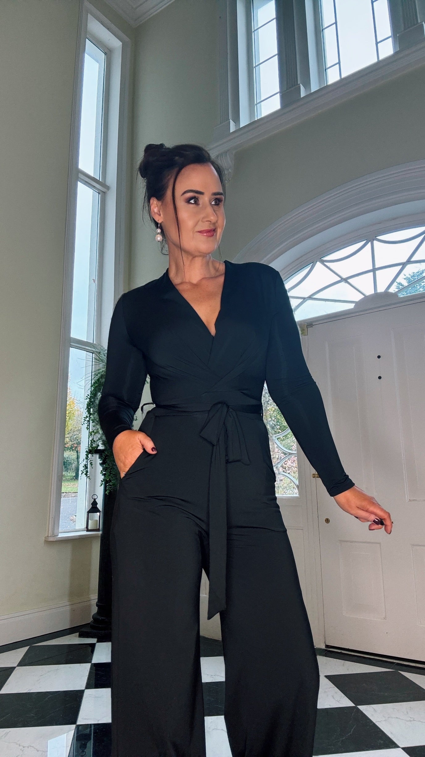 BLACK JUMPSUIT