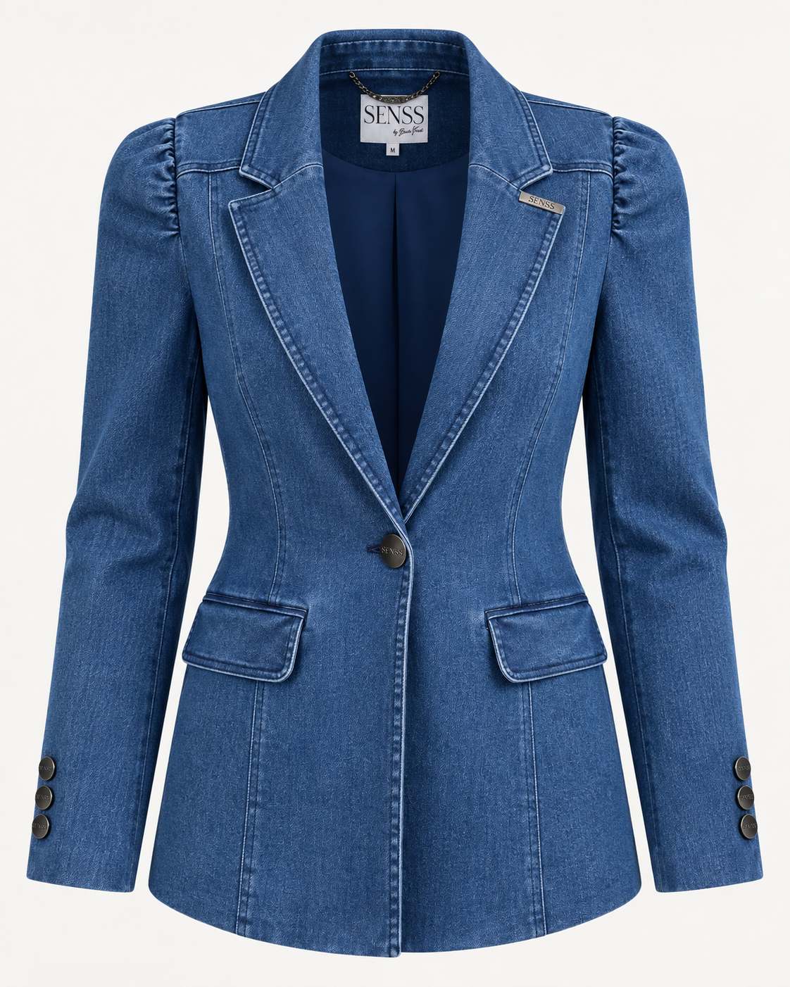 SENSS DENIM STRETCH BLAZER