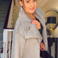 GREY FUR COAT
