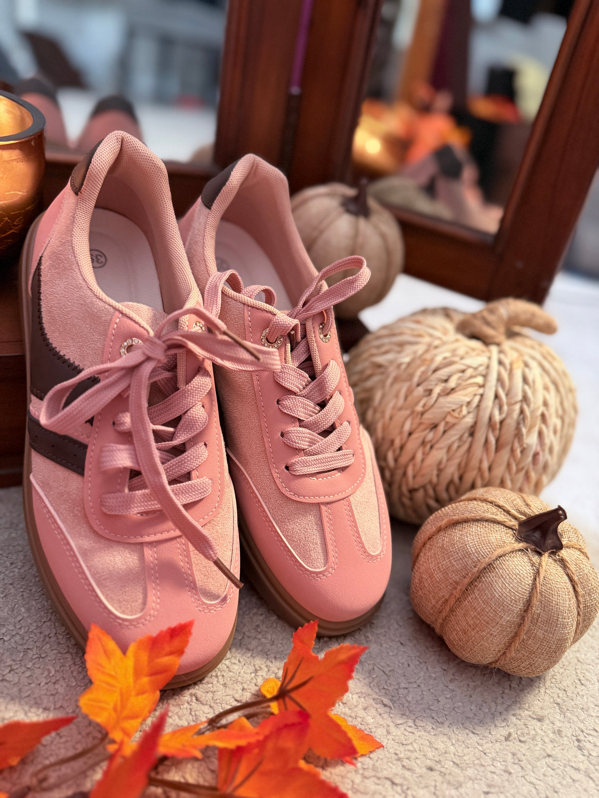 PINK TRAINERS