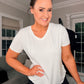 SENSS WHITE QUALITY BAMBOO T-SHIRT