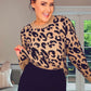 LEOPARD PRINT KILKY JUMPER
