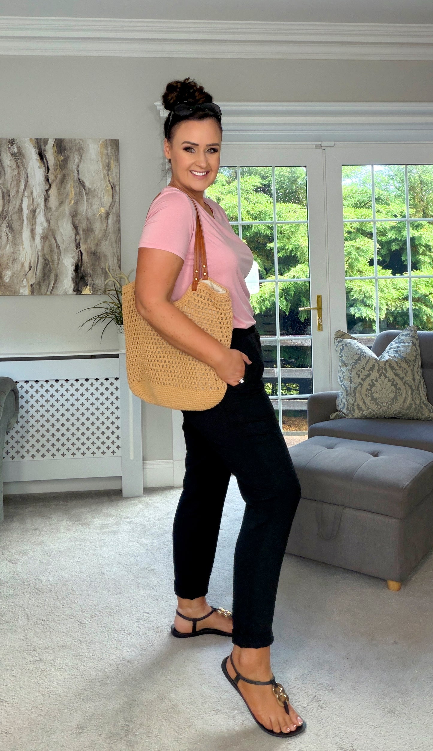 SENSS PINK QUALITY BAMBOO T-SHIRT