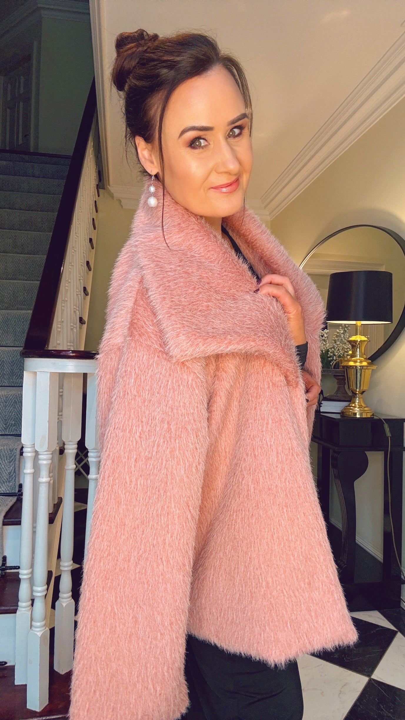 PINK FUR COAT
