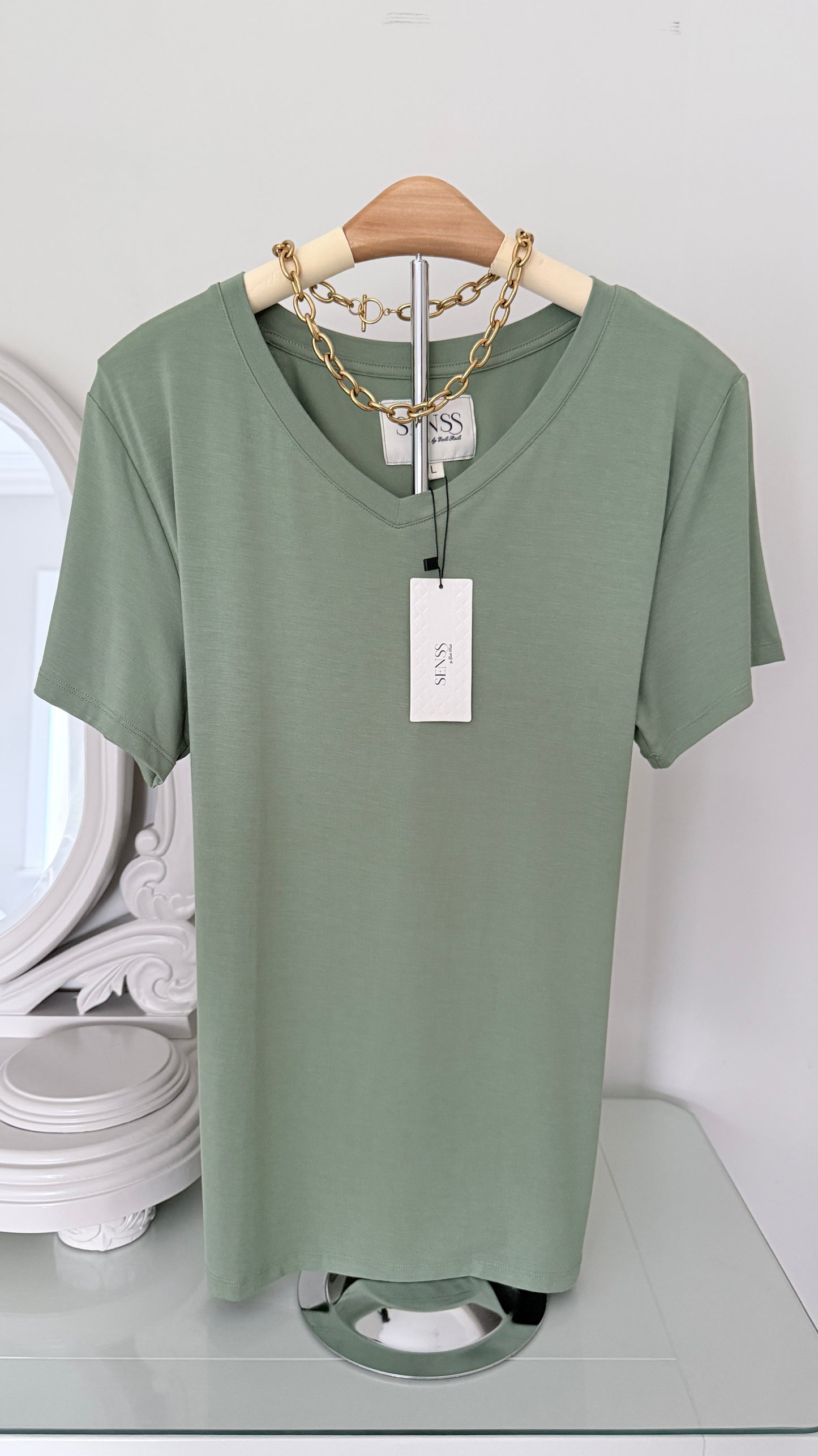 SENSS GREEN QUALITY BAMBOO T-SHIRT