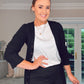 BLACK KNIT KILKY BUTTON DRESS