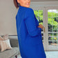COBALT OVERSIZED BLUE LONGLINE BLAZER