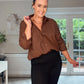 BROWN COTTON SHIRT