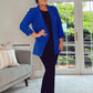 COBALT OVERSIZED BLUE LONGLINE BLAZER