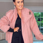 PINK FUR COAT