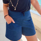 SENSS STRETCH DENIM SHORTS