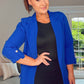 COBALT OVERSIZED BLUE LONGLINE BLAZER