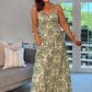 ELENA GREEN SUN MAXI DRESS