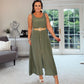 KHAKI BUTTON SUN DRESS with belt